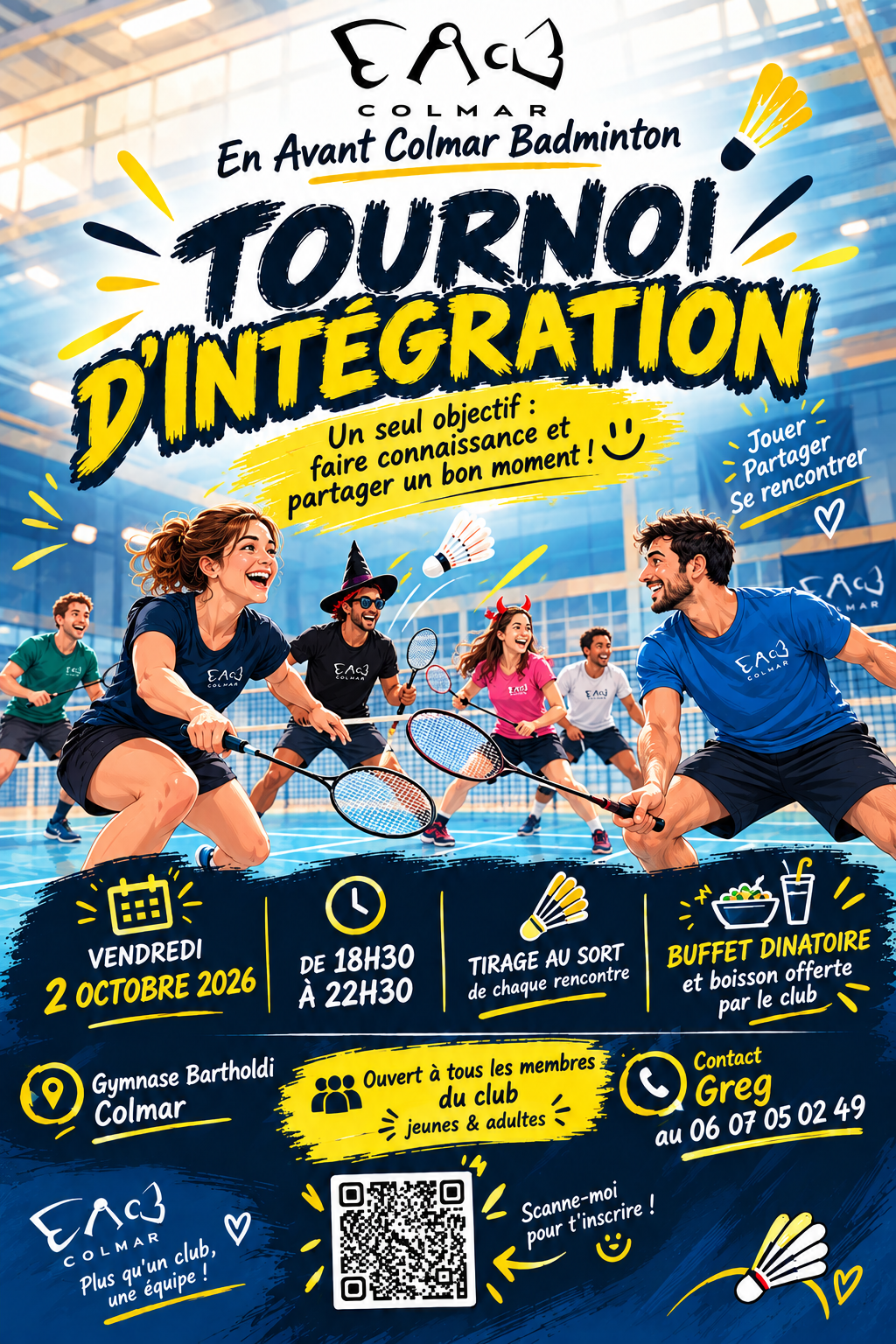 Affiche du Tournoi d'Intégration